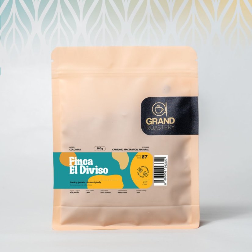 Colombia El Diviso Carbonic Java - Gramáž: 200g