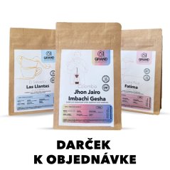 100g vzorka kávy (svetlé praženie)