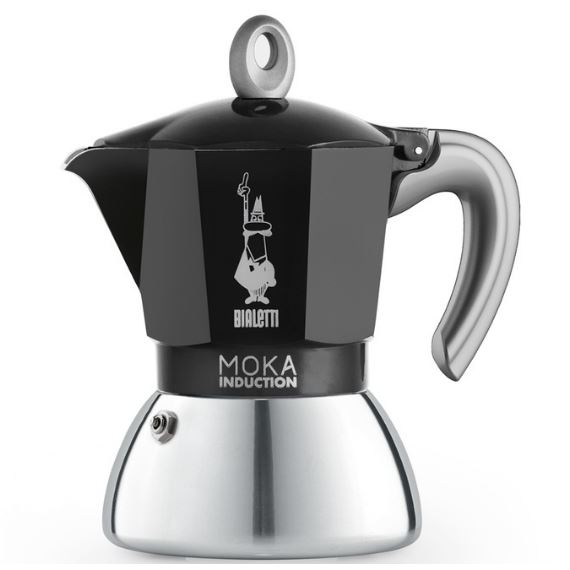 Bialetti Moka Induction 4 - 160 ml čierna
