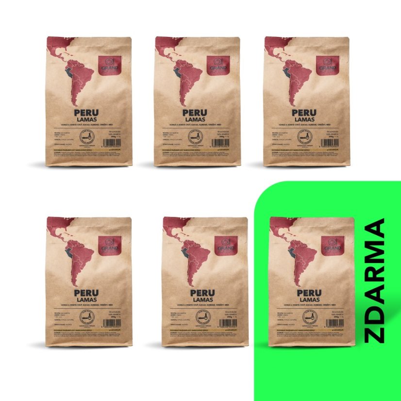 Peru Lamas 5+1 - Rozmiar opakowania: 5+1 (250g)