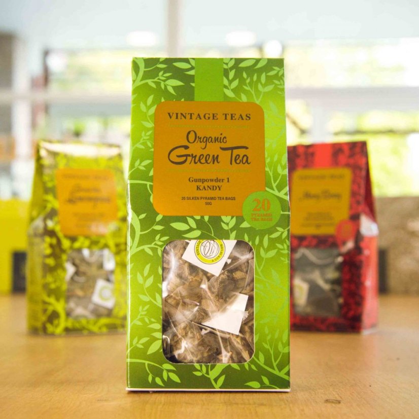 Organic green tea 20 pyramíd - Zelený čaj