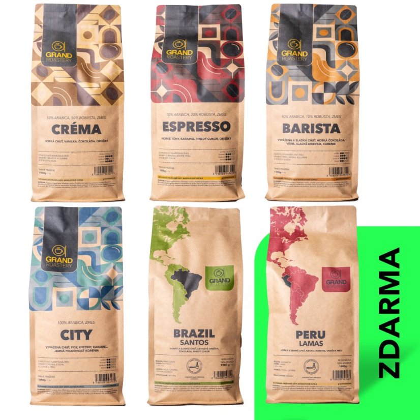 Mix espresso káv 5+1kg