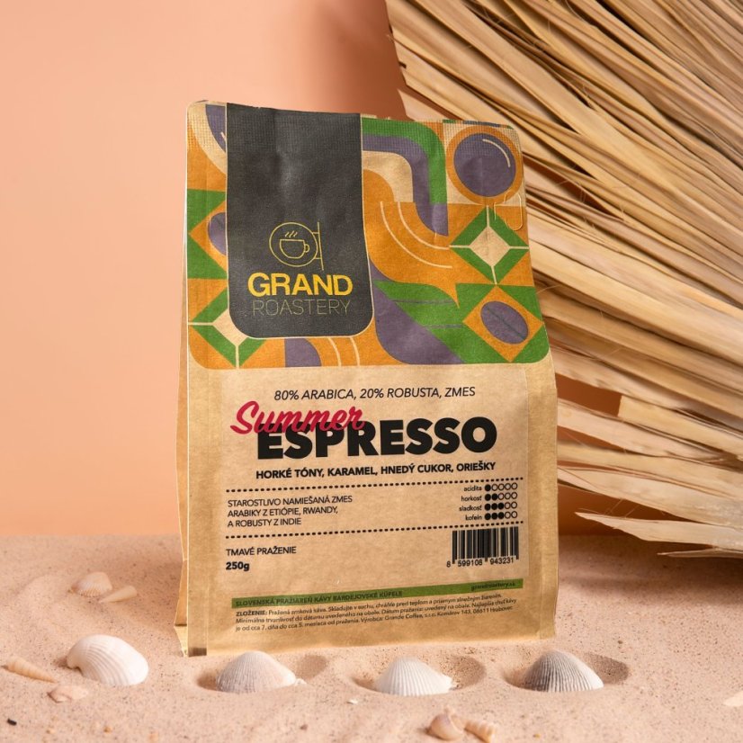 Summer Espresso Blend - Gramáž: 250g